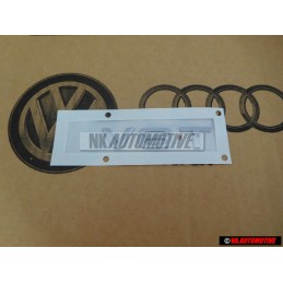 Genuine Audi V6T Rear Boot Badge Emblem Chrome - 8K0853601