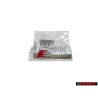 Genuine Audi S-LINE Side Badge Emblem Chrome Red - 8N0853601A