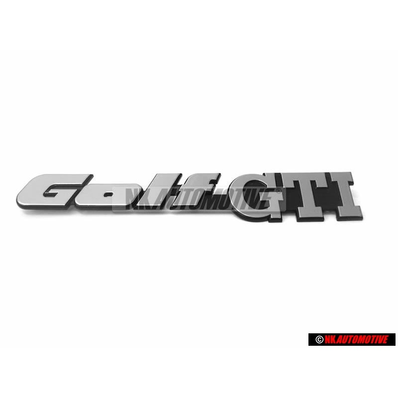 Genuine VW Golf Gti Rear Boot Badge Emblem Silver - 191853687N GX2
