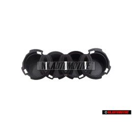 Genuine Audi Cover For Radiator Grille Satin Black - 4G8853037F 9B9
