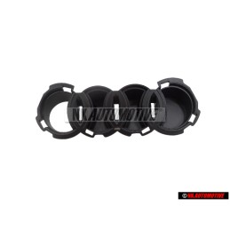 Genuine Audi Cover For Radiator Grille Satin Black - 4G8853037G 9B9