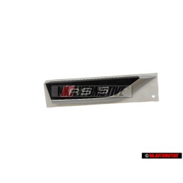 Genuine Audi RS5 Side Badge Emblem Black Red - 8W6853602D PUZ