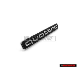 Genuine Audi QUATTRO Front Grill Badge Emblem Black Chrome - 4K0853736A 9B9