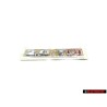 Genuine VW 2.0 TDI Rear Boot Badge Emblem Chrome Red - 5N0853675N GQF
