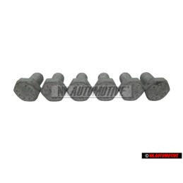 6x Genuine VW Hexagon Bolt - N 01023820