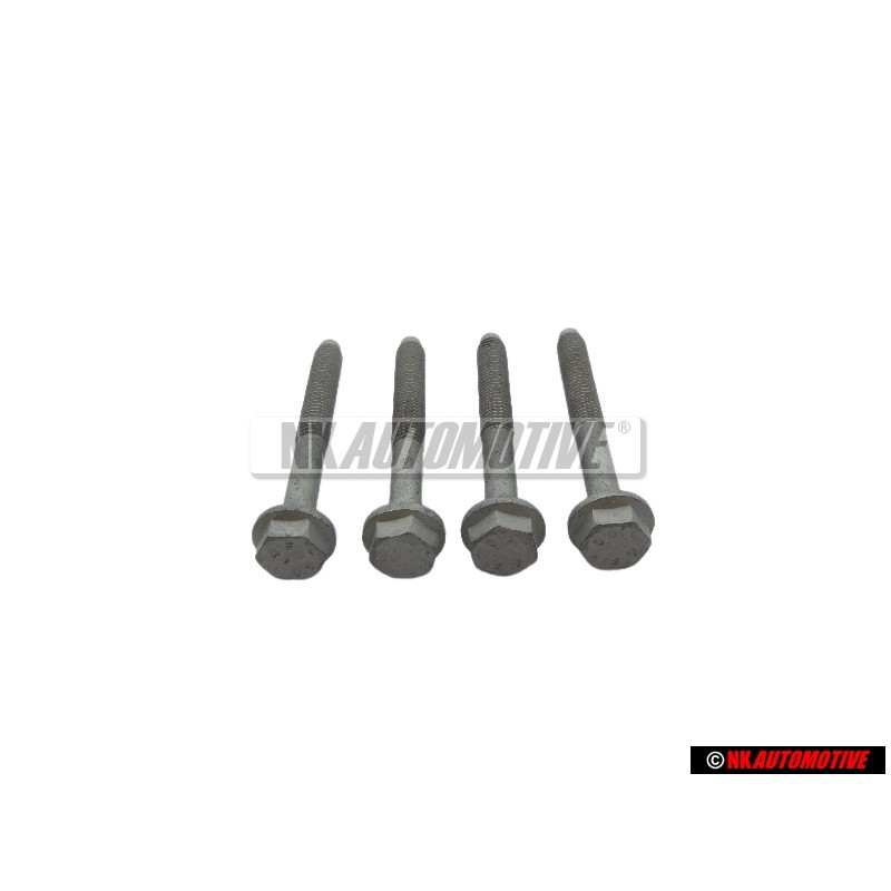 4x Genuine VW Hex Collared Bolt - N 10015507
