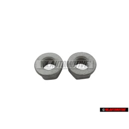 2x Genuine VW Self Locking Hexagon Nut M14x1.5 - N 90353604