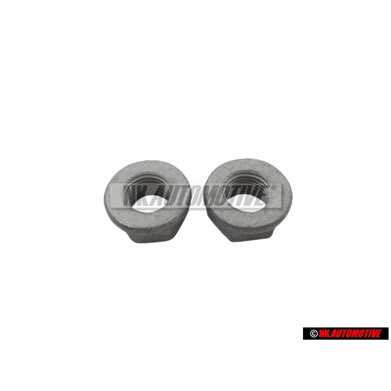 2x Genuine VW Self Locking Hexagon Nut M14x1.5 - N 90353604