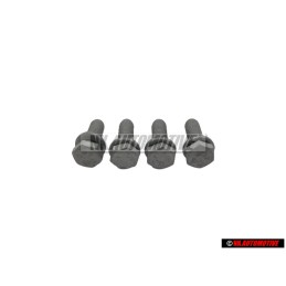 4x Genuine VW Rear Stub Axle Hexagon Head Bolt M10x32 - N 90758902