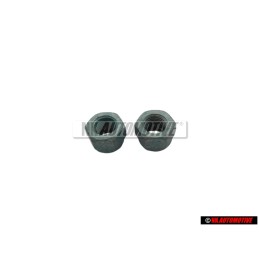 2x Genuine VW Hexagon Nut Self Locking M10x1 - N 10304102