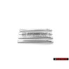 4x Genuine VW Exterior Door Handle Insert Metal Trim Chrome - 433837239