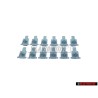 12x Genuine Audi Clip - 4L0853909