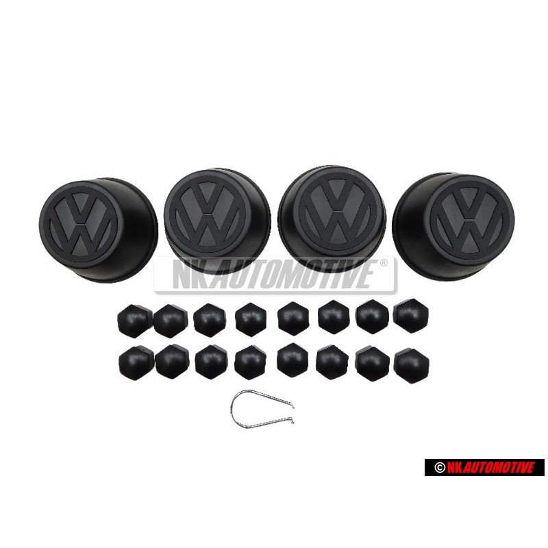 ULTIMATE SET For Golf Scirocco MK1/2 Steel Wheel Centre Hub Caps
