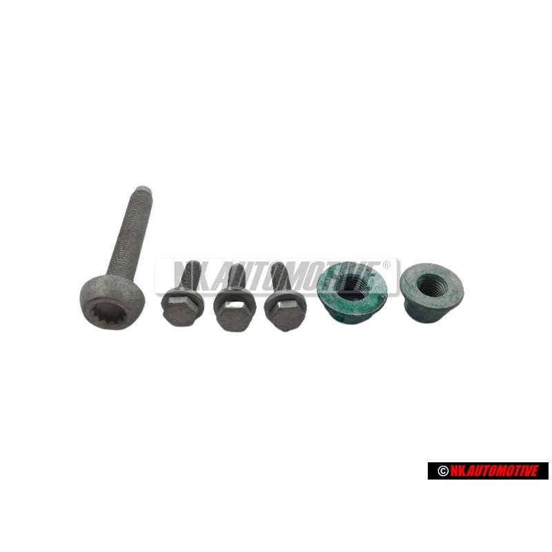 SET for Front Strut Pinch Bolt Nut Kit Top Mount Suspension