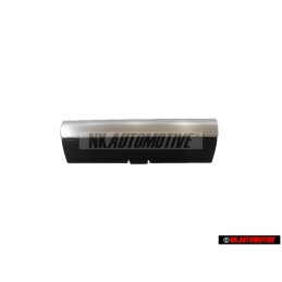 Genuine VW Cover Cap Brushed Aluminium - 1J0858035B 4J4