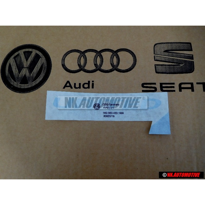 Genuine VW Film Lettering Silver - 1K0853433 1W4