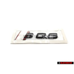Genuine Audi SQ8 Rear Boot Badge Emblem Black Red - 4M8071804