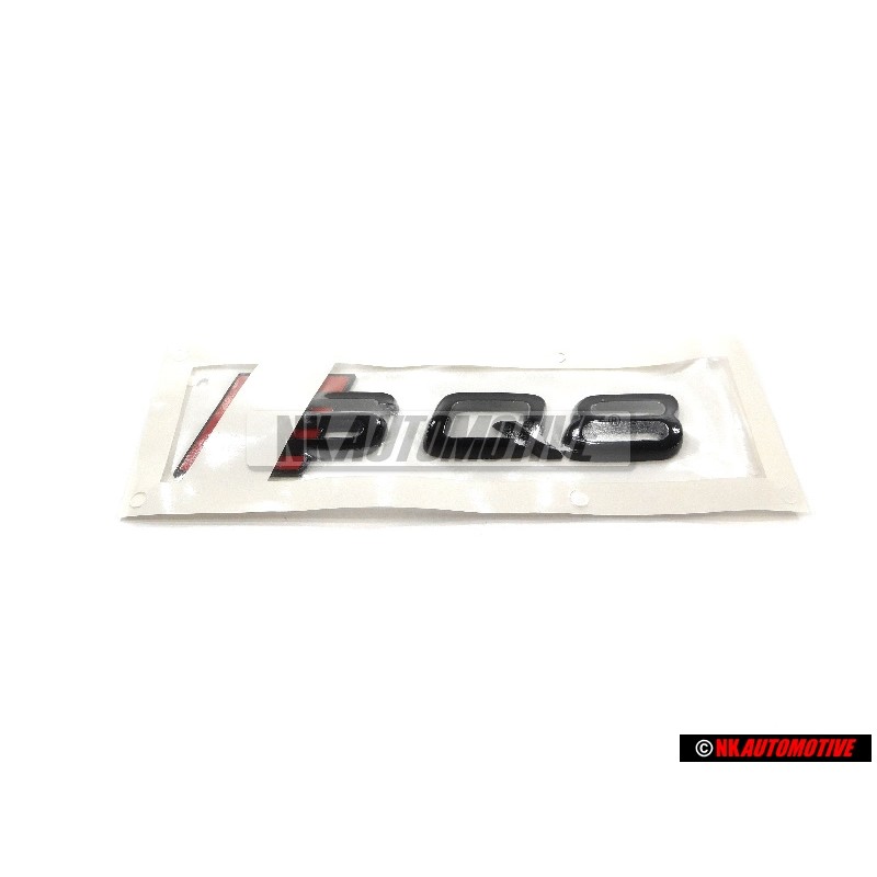 Genuine Audi SQ8 Rear Boot Badge Emblem Black Red - 4M8071804