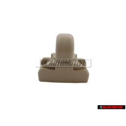 Genuine Audi Retainer For Sun Visor Linen Beige - 4D0857561E Y22