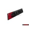 Genuine Audi SQ8 Front Grill Badge Emblem Black Red - 4M8071805