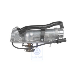 Genuine VW Coolant Regulator Housing With Thermostat - 07D121111AB