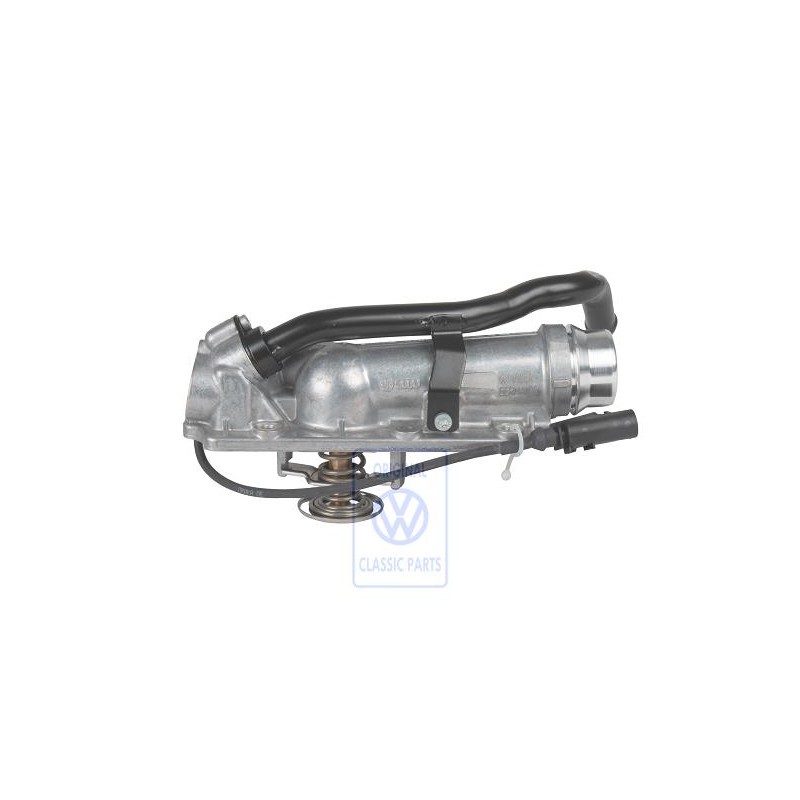Genuine VW Coolant Regulator Housing With Thermostat - 07D121111AB