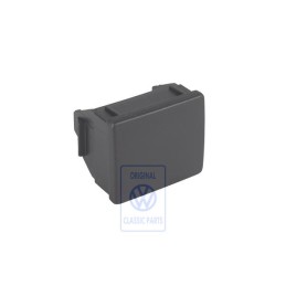 Genuine VW Dummy Cover Satin Black - 1H0858179 01C