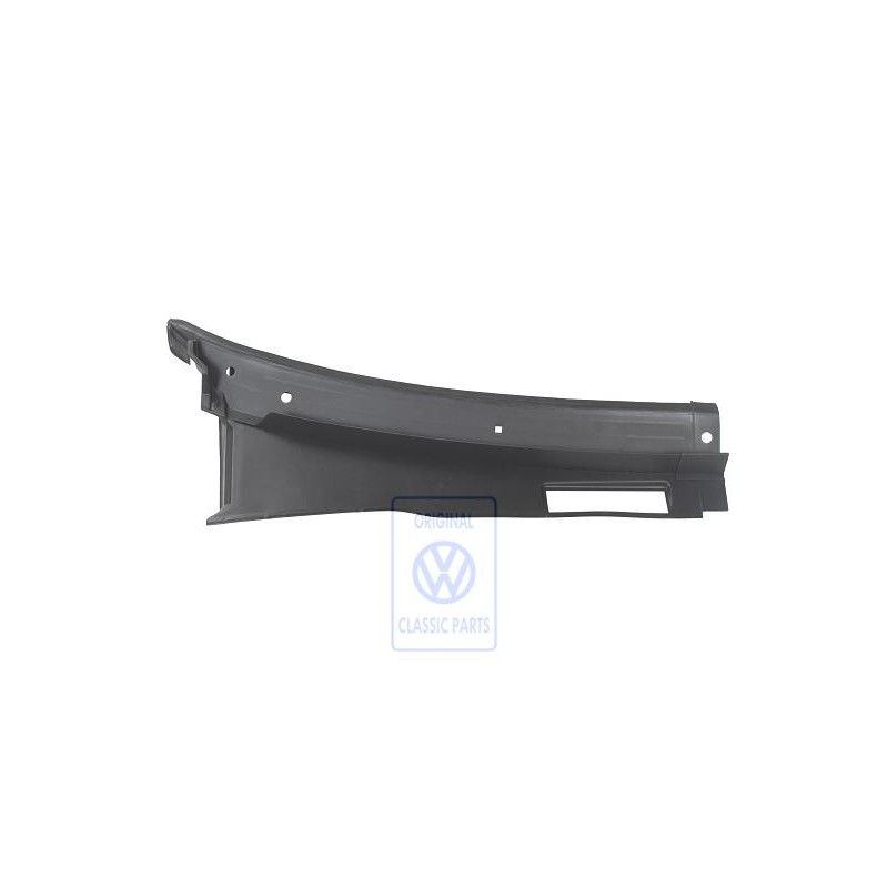 Genuine VW Water Deflector Satin Black - 1H1819416B B41