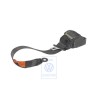 Genuine VW Three-Point Safety Belt Satin Black - 1H9857805A B41