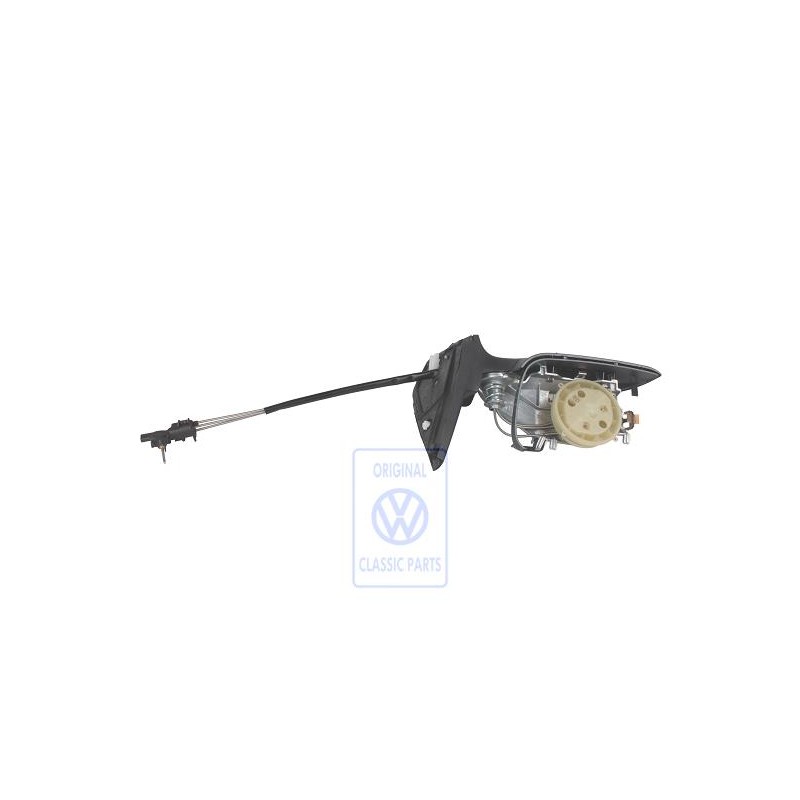 Genuine VW Exterior Mirror Housing Satin Black - 1J1857507 01C