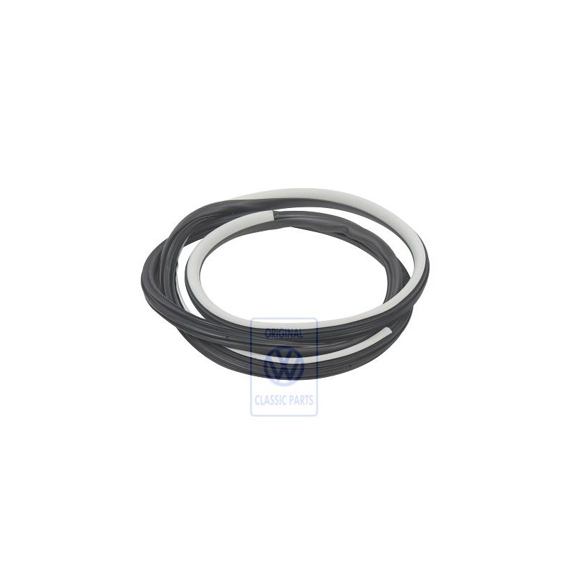 Genuine VW Door Seal, Inner Satin Black/Pearl Grey - 1J3867366B FKL