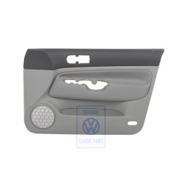 Genuine VW Door Panel Trim (Cloth) Black/Flannel Grey - 1J4867012CKHRQ