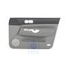Genuine VW Door Panel Trim (Cloth) Black/Flannel Grey - 1J4867012CKHRQ