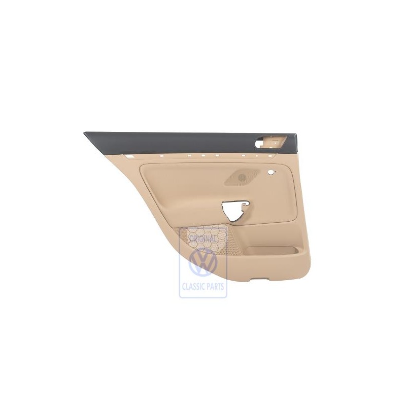 Genuine VW Door Panel Trim (Cloth) Anthracite/Pure Beige - 1K6867211CNRDH