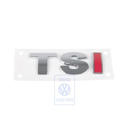 Genuine VW Inscription Chrome/Chrome/Red - 1T0853675J GQF