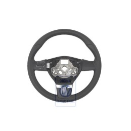 Genuine VW Mult.Steering Wheel (Leather) Black - 561419091J E74