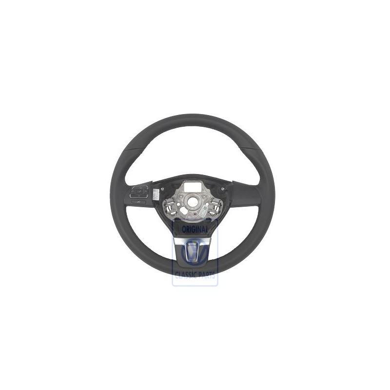 Genuine VW Mult.Steering Wheel (Leather) Black - 561419091J E74