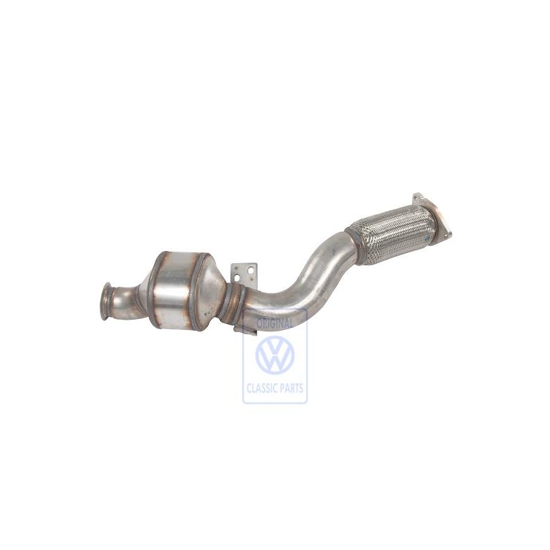 Genuine VW Exhaust Pipe With Pre-Catalyst - 7L6254301PX