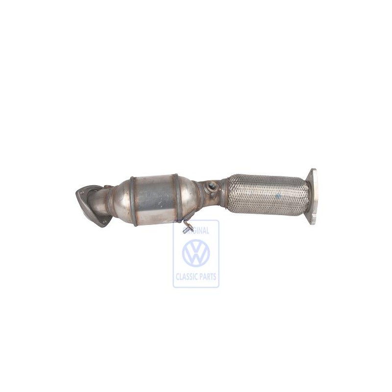 Genuine VW Exhaust Pipe With Pre-Catalyst - 7L6254350FX
