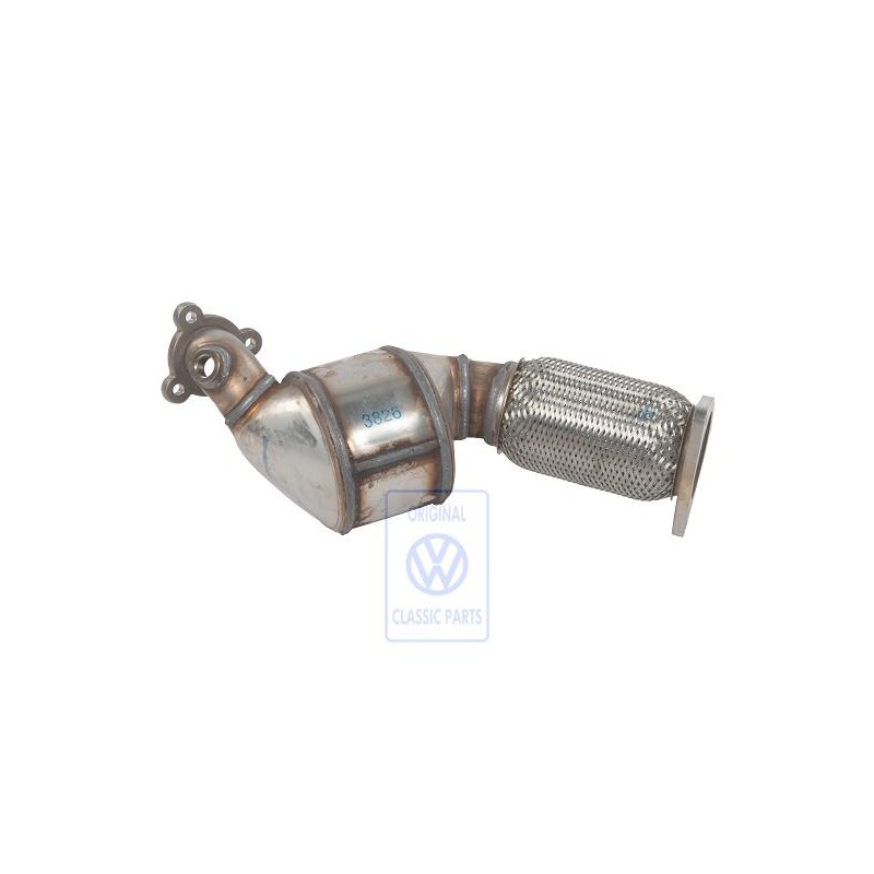 Genuine VW Exhaust Pipe With Pre-Catalyst - 7L6254350 X