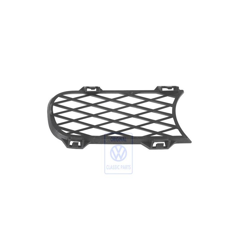 Genuine VW Ornamental Grille Satin Black - 7L6853684A 9B9
