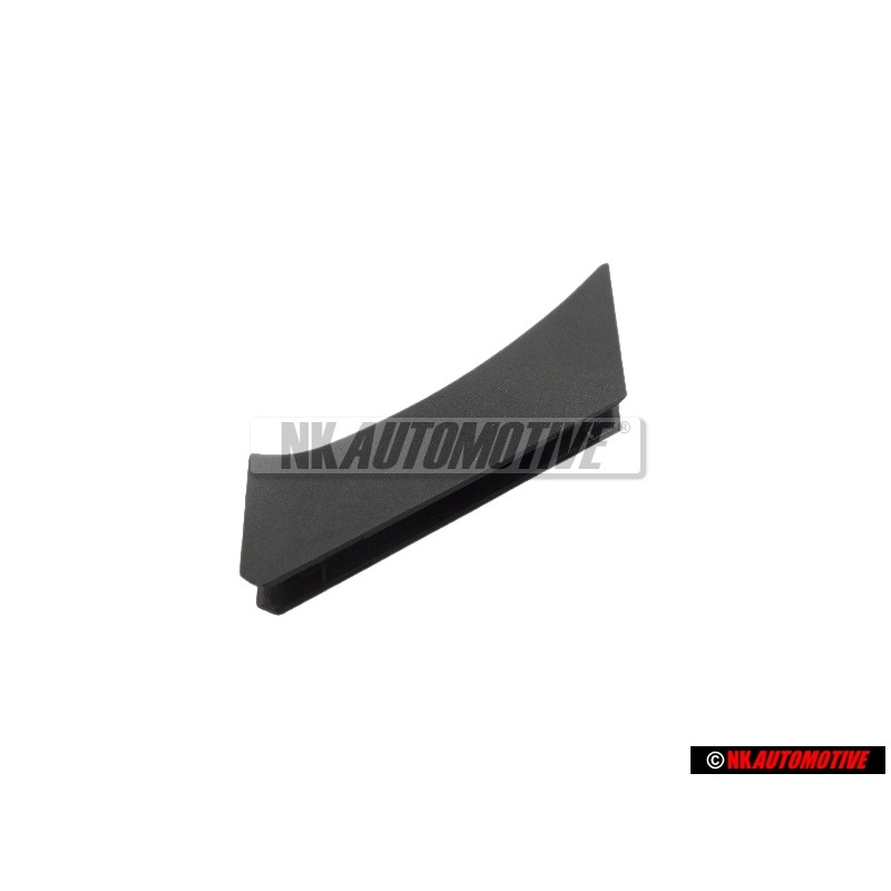 Genuine VW Cover Cap Satin Black - 1H6807245 01C