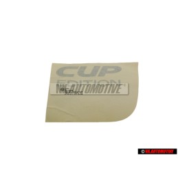 Genuine VW Film Lettering Silver - 6Q0853750Q 1W4