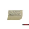 Genuine VW Film Lettering Silver - 6Q0853750Q 1W4