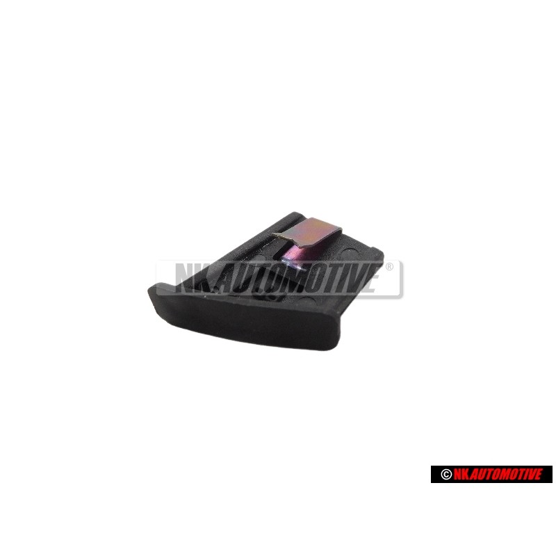 Genuine Audi End Cap Satin Black - 4A0853113 01C