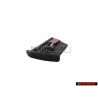 Genuine Audi End Cap Satin Black - 4A0853113 01C