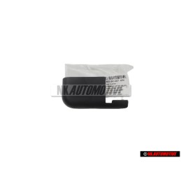 Genuine Audi Cover Cap Soul Black - 8E0863497 4PK