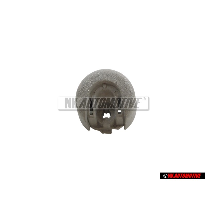 Genuine VW Coat Hook Pearl Grey - 2K0857637 Y20