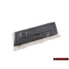 Genuine VW Removable Lid Satin Black - 3C9867463A 9B9