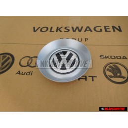 Genuine VW Hup Cap Brilliant Chrome/Dolomite Grey - 3D0601149D GRB